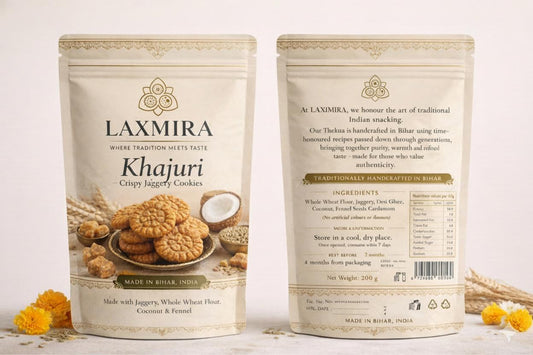 Taste the Soul of Mithila: Authentic Khajuri | From the heart of Bihar to your home—traditional, crispy, and naturally sweet.